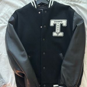Artiza TNA black varsity jacket Size M